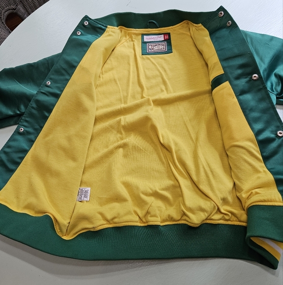 🔥M&N Seattle Supersonics satin jacket sz M - Picture 4 of 11